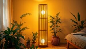 Bamboo Floor Lamp