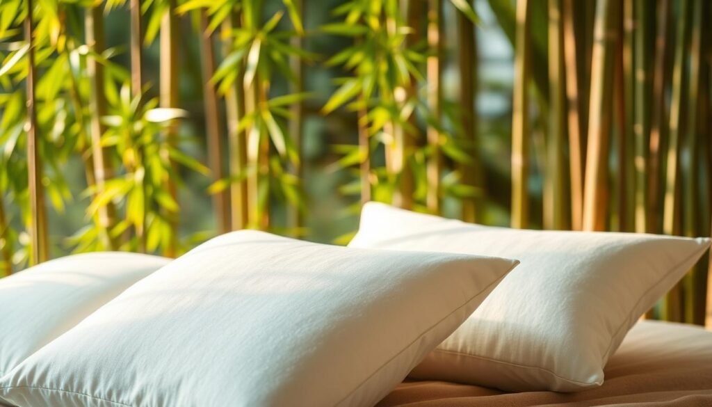 bamboo memory foam pillows