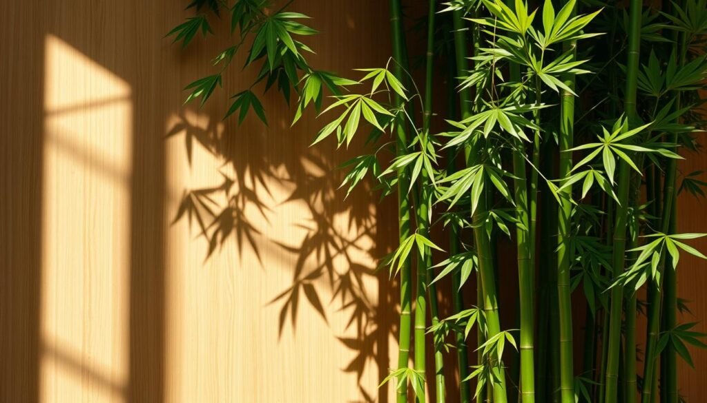 eco-friendly bamboo wall decor