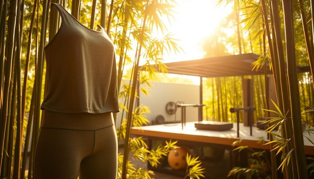 sustainability of bamboo gym clothing